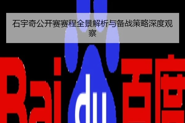 石宇奇公开赛赛程全景解析与备战策略深度观察